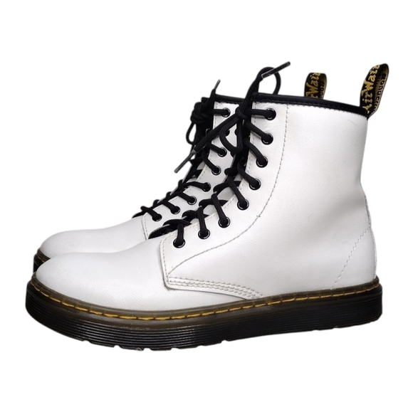 Dr. Martens Zavala Goth Punk Whimsigoth Side Zip Lace Up Combat Ankle Boots Sz 5 - Picture 1 of 15